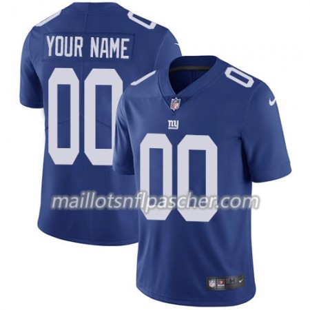Maillot New York Giants Custom Bleu - Homme